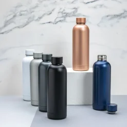 Butelka termiczna 500 ml, stal nierdzewna z recyklingu / Biały P435.703