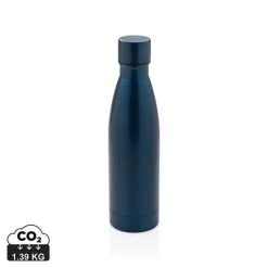Butelka termiczna 500 ml, stal nierdzewna z recyklingu / Niebieski P433.275