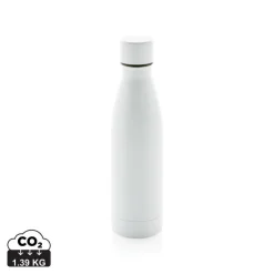 Butelka termiczna 500 ml, stal nierdzewna z recyklingu / Biały P433.273