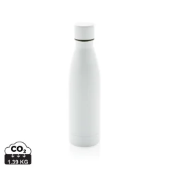 Butelka termiczna 500 ml, stal nierdzewna z recyklingu / Biały P433.273