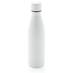 Butelka termiczna 500 ml, stal nierdzewna z recyklingu / Biały P433.273