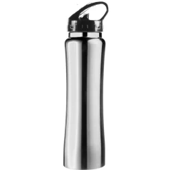 Butelka termiczna 500 ml ze słomką / Srebrny V8467-32