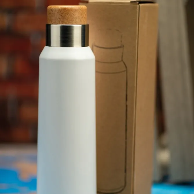 Butelka termiczna stalowa 500 ml ALESSANDRO / Biały 6150906