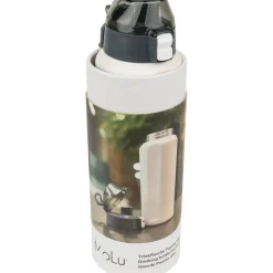 Butelka termiczna stalowa z recyklingu PUENTE ALTO MoLu 600 ml / Biały 481506