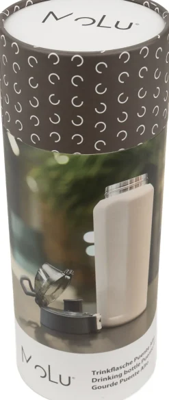Butelka termiczna stalowa z recyklingu PUENTE ALTO MoLu 600 ml / Biały 481506