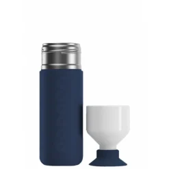 Butelka termiczna ze słomką Dopper Insulated (580 ml) - Blazing Black x Flip Straw - Black / Granatowy DOB3391