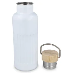 Butelka termiczna ze stali nierdzewnej pochodzącej z recyklingu, 500 ml / Biały LT98699-N0001