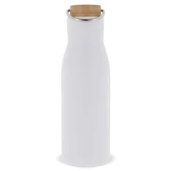 Butelka termiczna z pokrywą bambusową 500ml / Biały LT98900-N0001