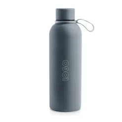Butelka termosowa o pojemności 500 ml z gumowym wykończeniem / Thermal / Royal blue IP37072264