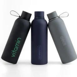 Butelka termosowa o pojemności 500 ml z gumowym wykończeniem / Thermal / Royal blue IP37072264
