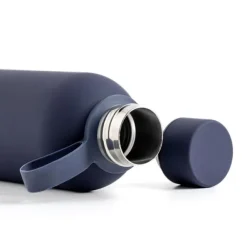 Butelka termosowa o pojemności 500 ml z gumowym wykończeniem / Thermal / Royal blue IP37072264