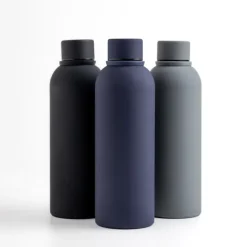 Butelka termosowa o pojemności 500 ml z gumowym wykończeniem / Thermal / Light Grey IP37072295