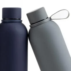 Butelka termosowa o pojemności 500 ml z gumowym wykończeniem / Thermal / Light Grey IP37072295