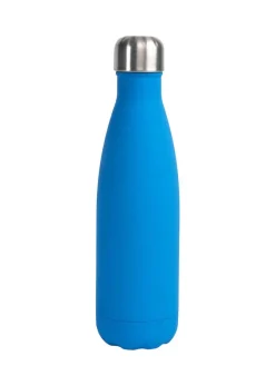 Butelka z gumową powłoką NILS 12/24H 0,5 L, niebieski / Niebieski 5018320-