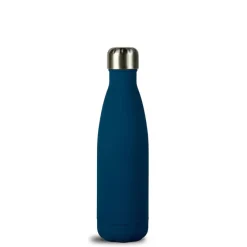 Butelka z gumową powłoką NILS 12/24H 0,5 L, niebieski mat / Niebieski 5018262-