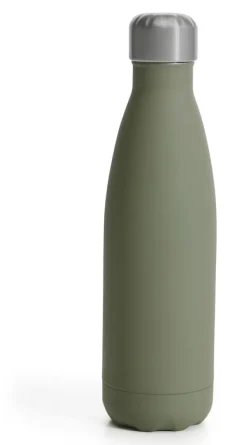 Butelka z gumową powłoką NILS 12/24H 0,5 L, zielony mat / Default 5018082-