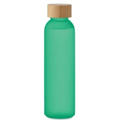 Butelka z matowego szkła500 ml / Przezroczysty zielony MO2105-24
