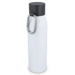 Butelka z matowym wykończeniem, butelka termiczna 600 ml / Biały LT98696-N0001