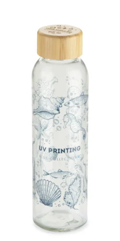 Butelka z recyklingowanego szkła VOSA 500 ml / Przezroczysty 16258-19