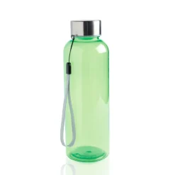 Butelka z tritanu 500 ml, stalowa nakrętka ze sznurkiem / Tritanbottle / Jasnozielony IP37053043