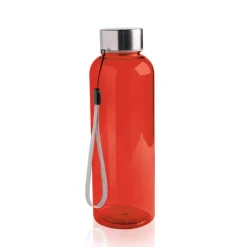 Butelka z tritanu 500 ml, stalowa nakrętka ze sznurkiem / Tritanbottle / Czerwony IP37053052