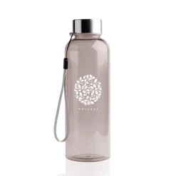Butelka z tritanu 500 ml, stalowa nakrętka ze sznurkiem / Tritanbottle / Czerwony IP37053052
