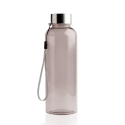 Butelka z tritanu 500 ml, stalowa nakrętka ze sznurkiem / Tritanbottle / Czarny IP37053011