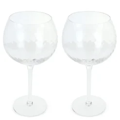 Byon Opacity zestaw 2 kieliszków do wina ze stylowym wzorem szkła 470 ml / Transparentny LT53024-N0004