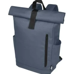 Byron plecak na laptopa 15,6 cala z tworzywa RPET z certyfikatem GRS z zawijanym zamknięciem, 18 l / Liliowy 12065935