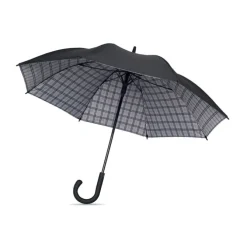 23-calowy wiatroodporny parasol / Czarny MO2169-03