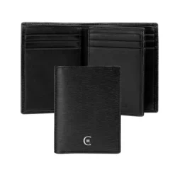 Card holder trifold Belgravia Black / Czarny NLE515A