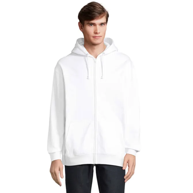 CARTER Bluza z kapturem / Bialy S03812-WH-S