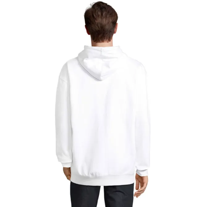 CARTER Bluza z kapturem / Bialy S03812-WH-XL