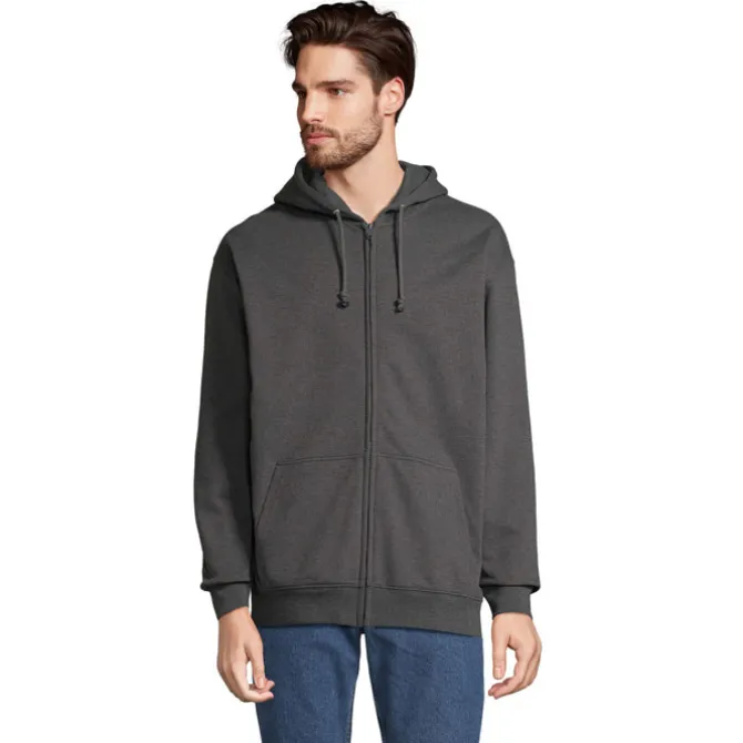 CARTER Bluza z kapturem / Charcoal Melange S03812-CE-3XL