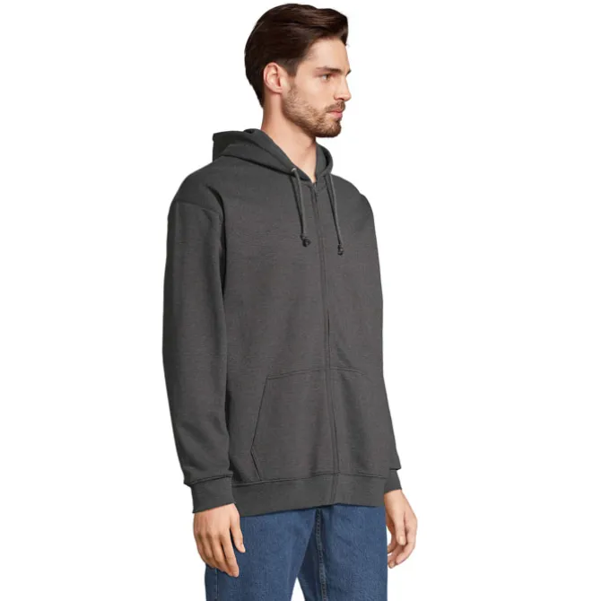 CARTER Bluza z kapturem / Charcoal Melange S03812-CE-3XL