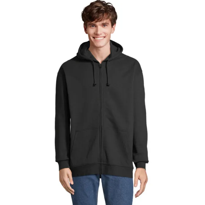 CARTER Bluza z kapturem / Czarny / Czarny Opal S03812-BK-S