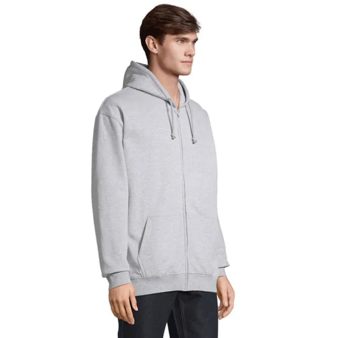 CARTER Bluza z kapturem / Szary Melanż 2 S03812-GY-S