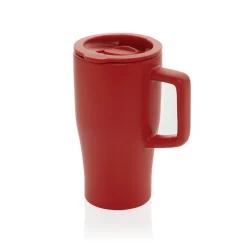 Ceramiczny kubek podrożny 490 ml / Czerwony P437.2204