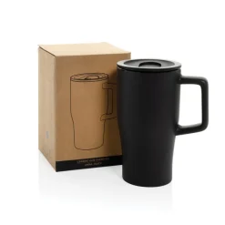 Ceramiczny kubek podrożny 490 ml / Czarny P437.2201