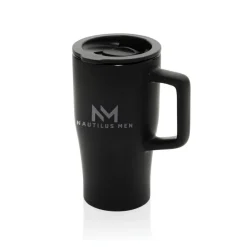 Ceramiczny kubek podrożny 490 ml / Czarny P437.2201