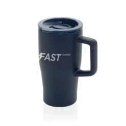 Ceramiczny kubek podrożny 490 ml / Granatowy P437.2225