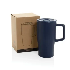 Ceramiczny kubek podrożny 490 ml / Granatowy P437.2225