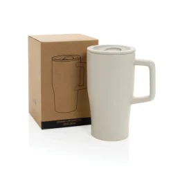 Ceramiczny kubek podrożny 490 ml / Szary P437.2219