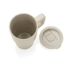 Ceramiczny kubek podrożny 490 ml / Szary P437.2219