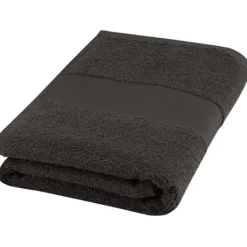 Charlotte bawełniany ręcznik kąpielowy o gramaturze 450 g/m² i wymiarach 50 x 100 cm / Antracyt 11700184