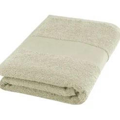 Charlotte bawełniany ręcznik kąpielowy o gramaturze 450 g/m² i wymiarach 50 x 100 cm / Jasnoszary 11700180