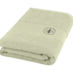 Charlotte bawełniany ręcznik kąpielowy o gramaturze 450 g/m² i wymiarach 50 x 100 cm / Jasnoszary 11700180