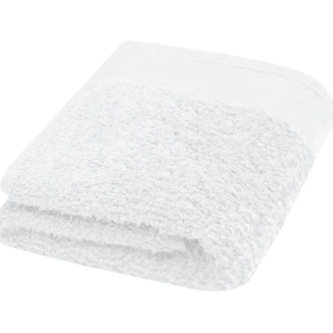 Chloe bawełniany ręcznik kąpielowy o gramaturze 550 g/m² i wymiarach 30 x 50 cm / Biały 11700401