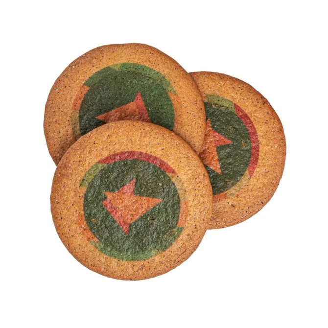 Ciastka reklamowe Logo Cookie Pack 3 sztuki / Wielokolorwy S0353