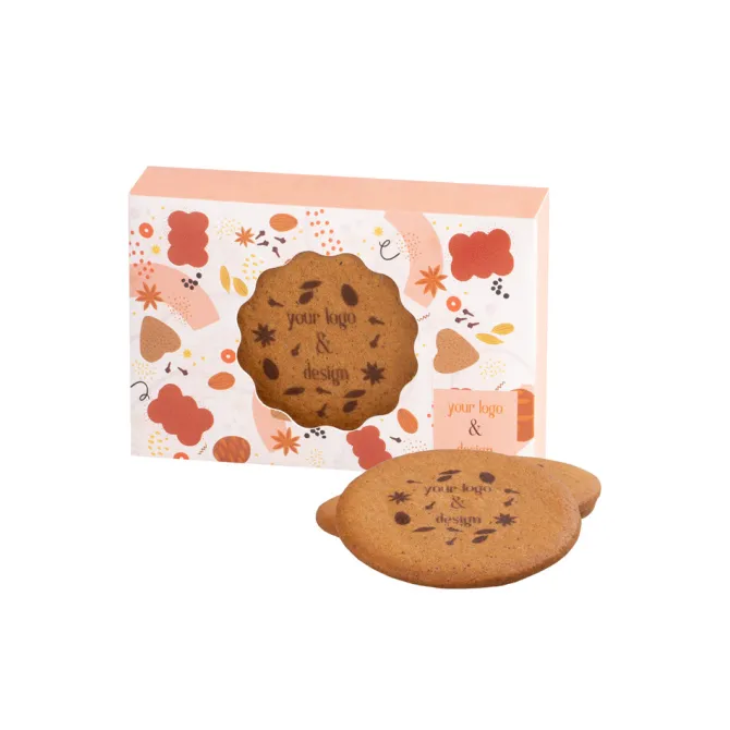 Ciastka reklamowe Logo Cookie Pack 3 sztuki / Wielokolorwy S0353